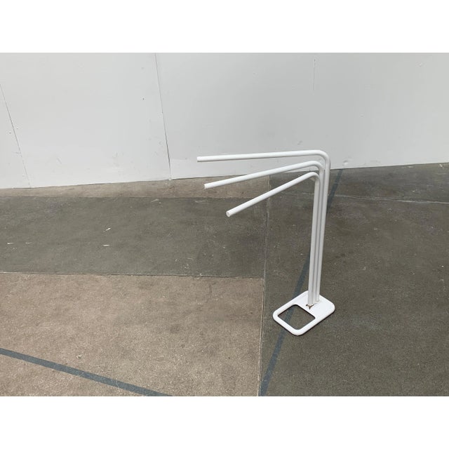 1980s Vintage French Postmodernist Bathroom Towel Rack from Decotec For Sale - Image 5 of 18