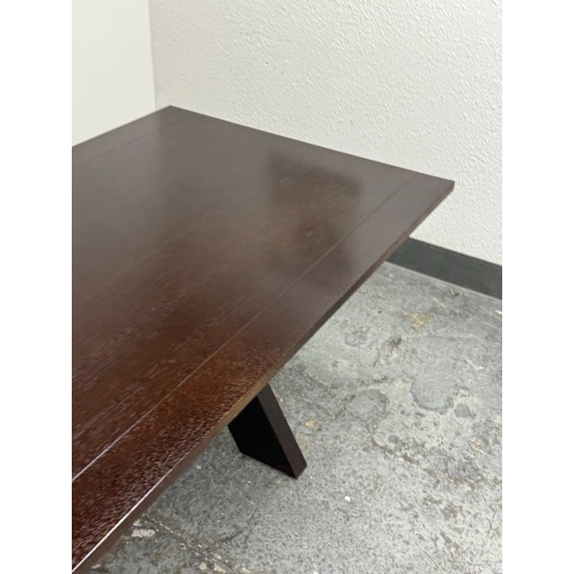 Promemoria Buggata Dining Table in Ancient Oak For Sale - Image 9 of 12