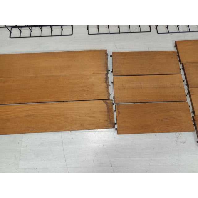 Vintage Oak String Shelves, 1950s For Sale - Image 16 of 18