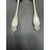 Pair Simpson Hall Miller Sterling Teaspoons 5.5" Jewel Pattern For Sale - Image 9 of 10