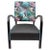 Vintage Wood & Fabric Armchair, 1950s For Sale - Image 6 of 6
