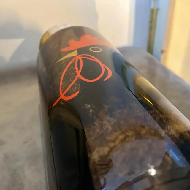 Brass 1950s Mid-Century Modern Brass and Brown Goatskin Thermos Carafe by Aldo Tura For Sale - Image 8 of 13