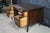 Antique Oak Executive School Teachers Office Library Writing Desk 54" For Sale - Image 9 of 15