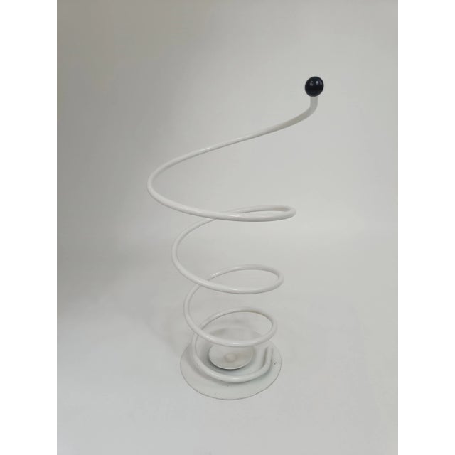 Pop Art Spiral Umbrella Stand, 1980s For Sale - Image 6 of 6