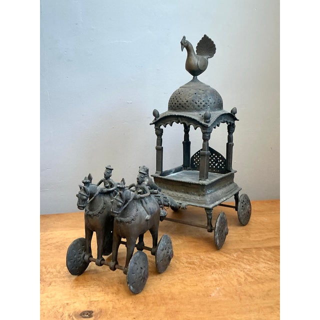 Vintage Regency Brass Caravan Temple Toys - a Pair For Sale - Image 9 of 12