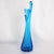 Mid Century Swung Vase 5 Fingers Sapphire Blue For Sale - Image 4 of 7