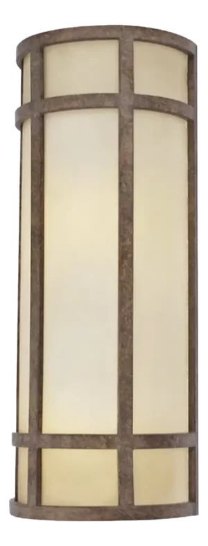 Fresco Italian Indoor or Outdoor Wall Sconce in Rustic Bronze