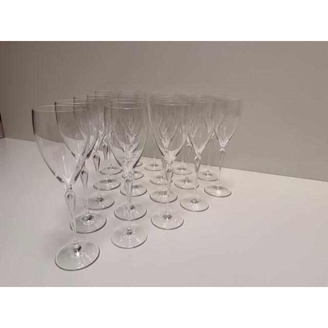 Maitre Champagne Glasses from Rosenthal, 1990s, Set of 19 For Sale - Image 3 of 9