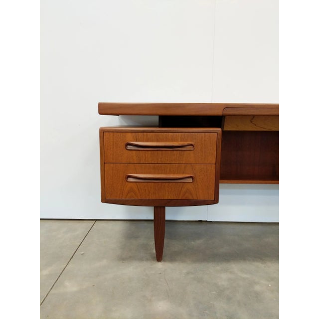 Vintage Mid Century Modern Teak Desk by G Plan For Sale In New York - Image 6 of 7