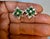 2.5Ct Natural Zambian Emerald & 1.75 Ct Diamond & Rose cut Diamond Earring 18KG For Sale - Image 17 of 18
