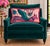 Mary Street Lumbar Pillow in Emma Shipley Winged Lynx Velvet For Sale - Image 4 of 4