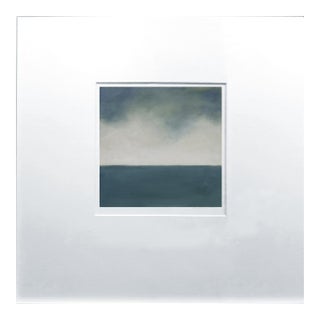 Contemporary Abstract Pigment, Beeswax & Resin on Canvas Paper "Kumo 4" by Janise Yntema For Sale