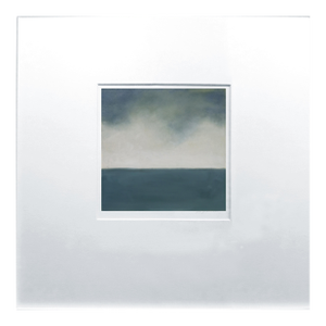 Contemporary Abstract Pigment, Beeswax & Resin on Canvas Paper "Kumo 4" by Janise Yntema