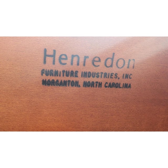Vintage 1981 Henredon Asian Inspired China Cabinet For Sale - Image 10 of 18
