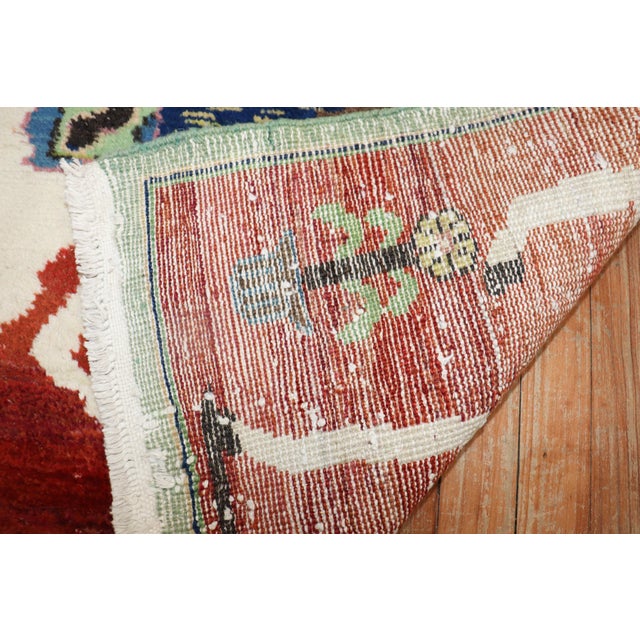 Late 20th Century Horse Pictorial Turkish Dowry Rug For Sale - Image 13 of 18