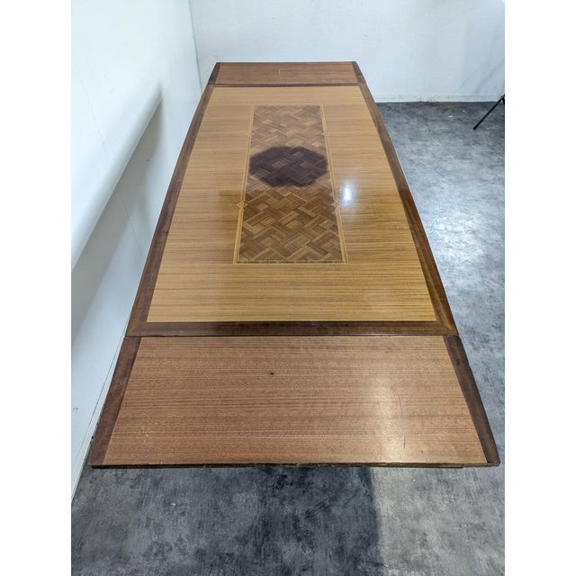 Vintage Polyester Varnish Table, 1960s For Sale - Image 7 of 8