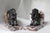 Animal bookends Elephant Art Deco Office desk Library bookshelf Book holder Bronze, marble base. Dimensions: One bookend...