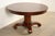 Traditional R. J. Horner Style Monumental Antique American Empire Mahogany Split Pedestal Extension Dining Table With Eight Leaves, Newly Refinished For Sale - Image 3 of 14