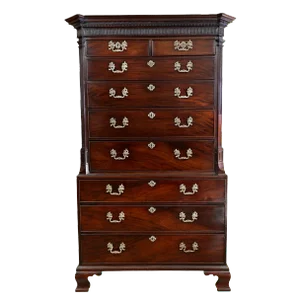 George III Mahogany Chest on Chest