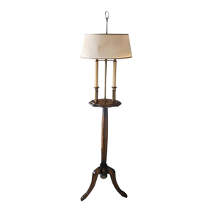Mid-Century Frederick Cooper Bouillotte Candlestick Floor Lamp