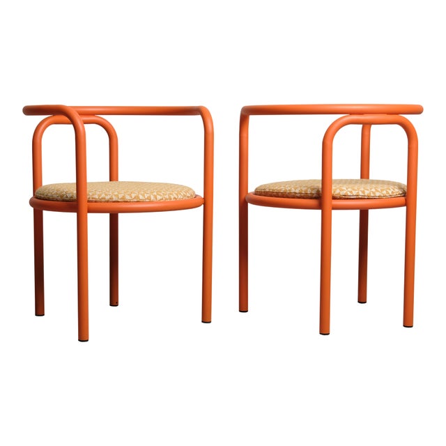 Orange Locus Solus Armchairs by Gae Aulenti for Poltronova, Italy, 1967, Set of 6 For Sale - Image 13 of 18