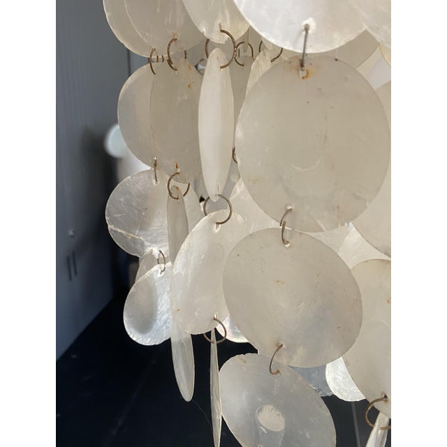 Metal Vintage Chandelier by Verner Panton, 1970s For Sale - Image 7 of 18