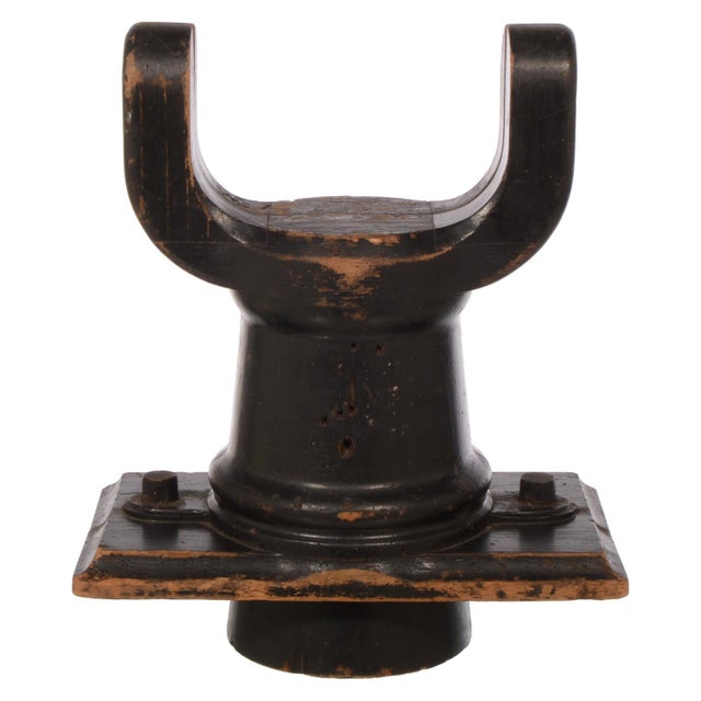 Vintage Foundry Mold Wood Bookends - a Pair For Sale In Dallas - Image 6 of 10