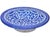 Mid 20th Century Handmade Blue Moorish-Patterned Ceramic-Art Decorative Plate For Sale In New York - Image 6 of 9
