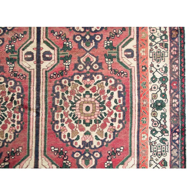 Vintage Persian Hamadan Rug For Sale - Image 9 of 14