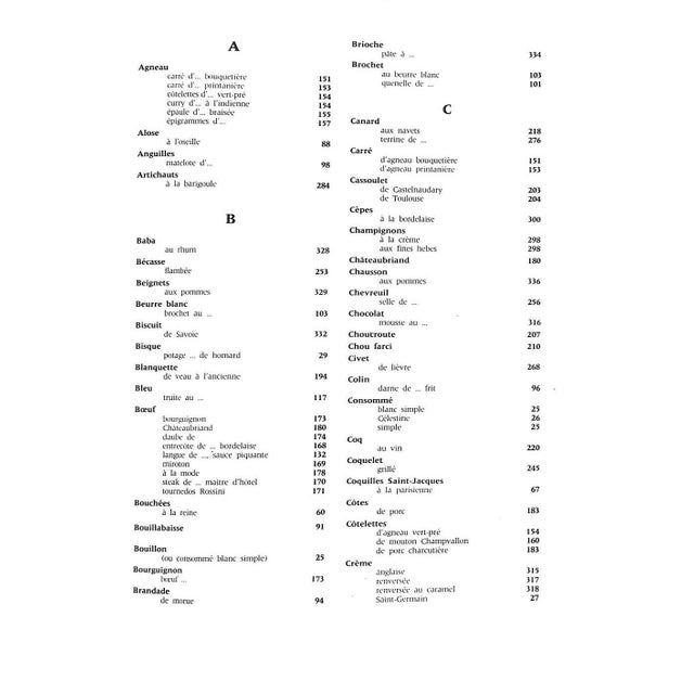 1970s "Cuisine Francaise: Recettes Classiques De Plats & Mets Tradition Nels" 1971 For Sale - Image 5 of 9