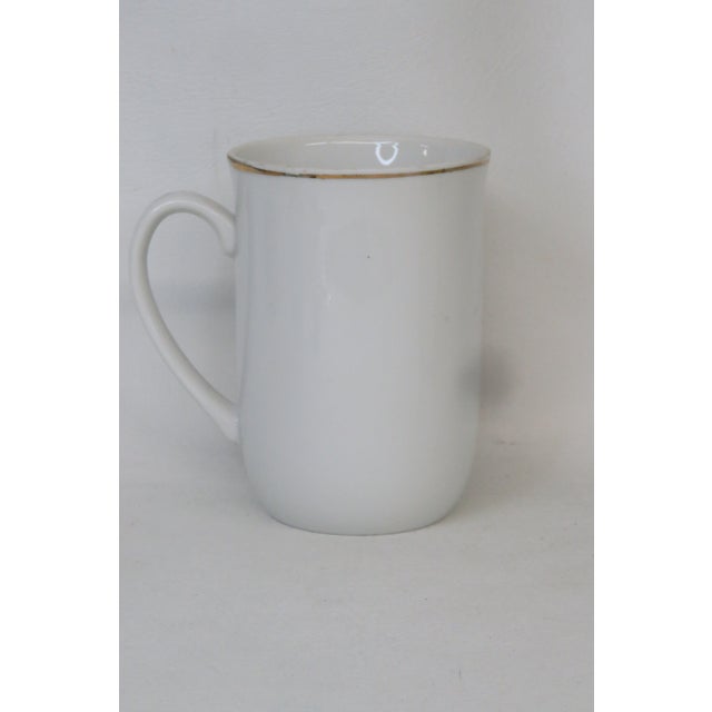 1970s Vintage Enesco 1976 Woodland Haven Owl Coffee Tea Mug With Gold Rim 4695b For Sale - Image 5 of 10