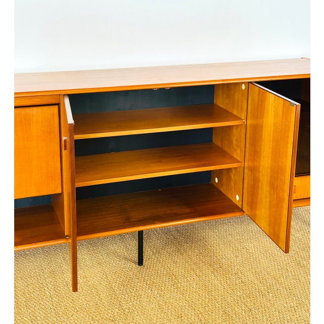 Tall Scandinavian Teak Sideboard, 1960s For Sale - Image 13 of 18