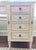 Julia Gray Hand Painted Desk For Sale - Image 4 of 7