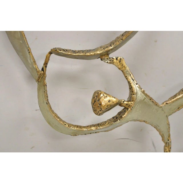 Colbert Collins 1980s Steel Metal Brutalist Ribbon Dancers Wall Art Sculpture For Sale In Philadelphia - Image 6 of 12