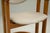 Set of 6 curverd beech wood dining chairs, 1960s Germany. Solid beech wood frames with elegant curved lines. The seats and...