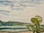 Arts & Crafts Henry Emil Salloch Original Watercolor on Paper Rural Landscape Study, 1930. For Sale - Image 3 of 7