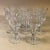 Antique Crystal Faceted Pedestal Stemware- Set of 8 For Sale - Image 13 of 13