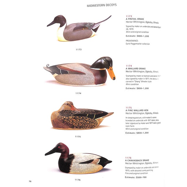 The Russell B. Aitken Collection of Wildfowl Decoys 2003 Christie's New York For Sale - Image 4 of 11