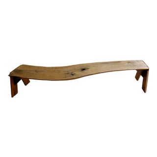 Handmade Rustic Wood Bench For Sale