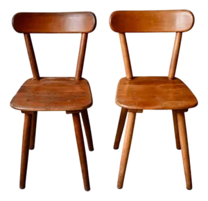 Scandinavian Chairs, 1940s, Set of 2