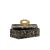 The Nazare box features a unique black fish scale finish to store small objects in style. The brass handle on the lidded...