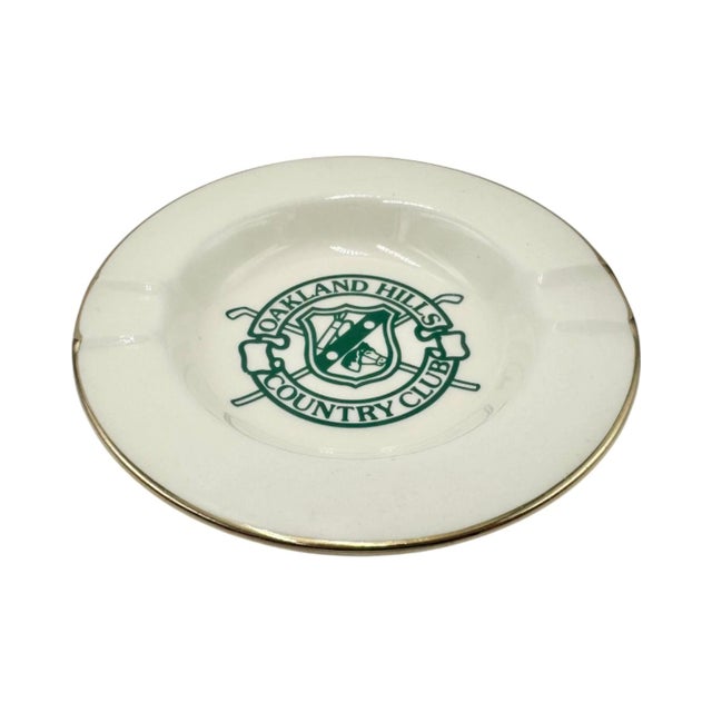 Vintage Oakland Hills Country Club Ashtray Catchall Dish For Sale In Washington DC - Image 6 of 8