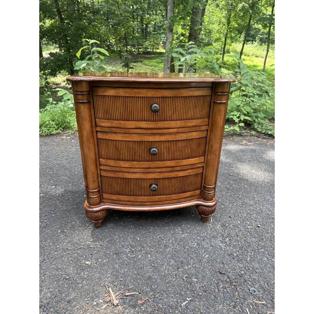 Late 20th Century Pair of Drexel’s Accents Francais Collection Nightstands/ Chest of Drawers For Sale - Image 17 of 17