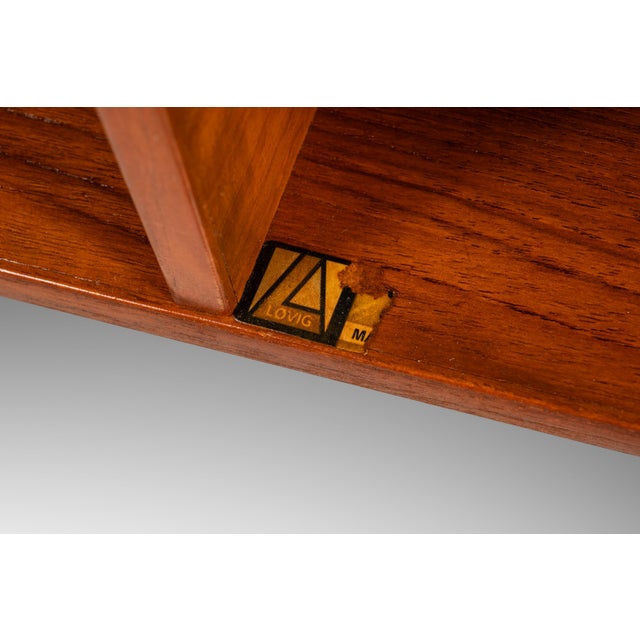 Danish Mid-Century Modern Flip-Top Executive Desk in Teak by Peter Løvig Nielsen, Denmark, C. 1960s For Sale - Image 11 of 18
