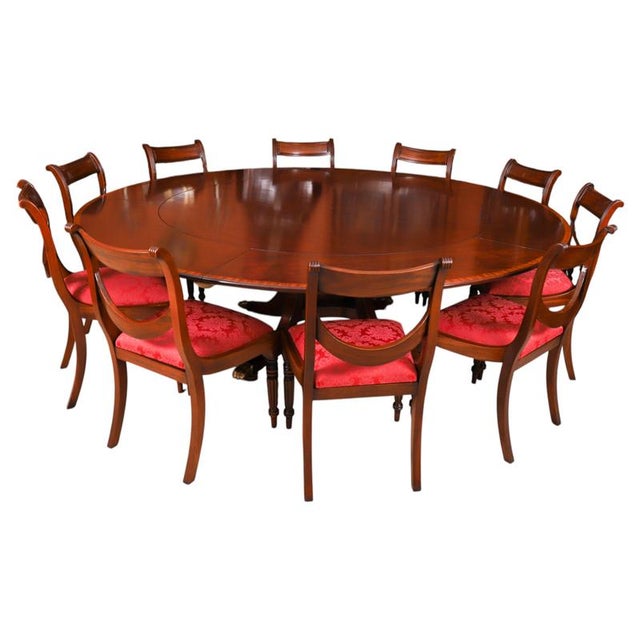 Vintage 20th Century Jupe Dining Table & Chairs from William Tillman, 1980s, Set of 11 For Sale - Image 16 of 16