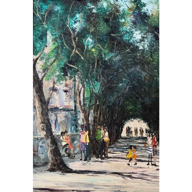 Contemporary Agustin Gainza’s Stroll in the Park For Sale - Image 3 of 8