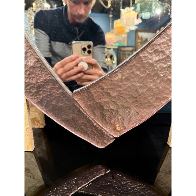 Decorative Pink Murano Glass Mirrors For Sale - Image 4 of 7