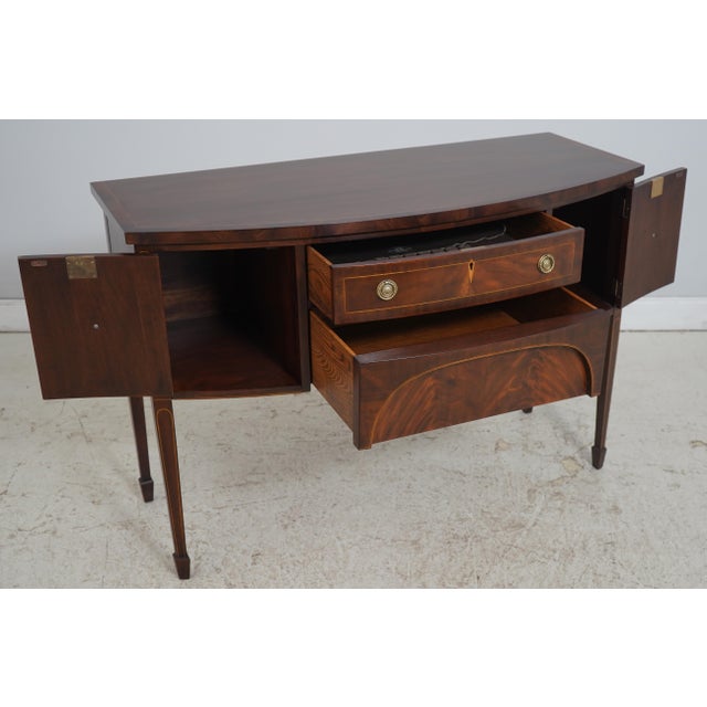 Traditional Henkel Harris Mahogany Inlaid Sideboard For Sale - Image 3 of 18
