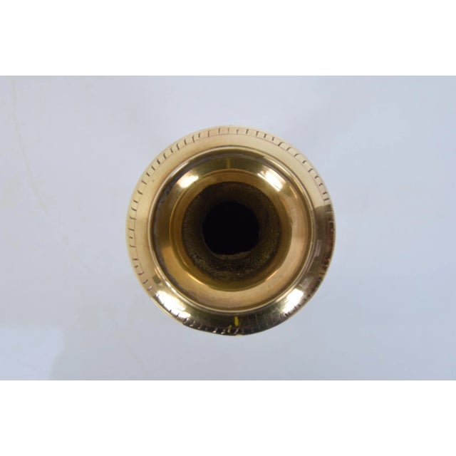 Mid-Century Brass Vase, 1960s For Sale - Image 6 of 10