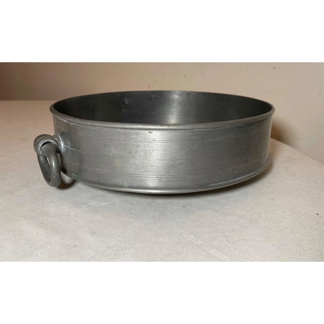 Up for sale is a rare antique 18th century handmade European pewter fruit bowl. It's made by hand out of thick pewter into...